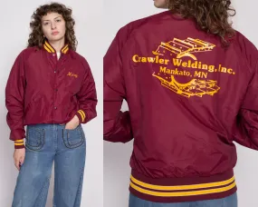 80s Crawler Welding Uniform Varsity Jacket - Men's Medium