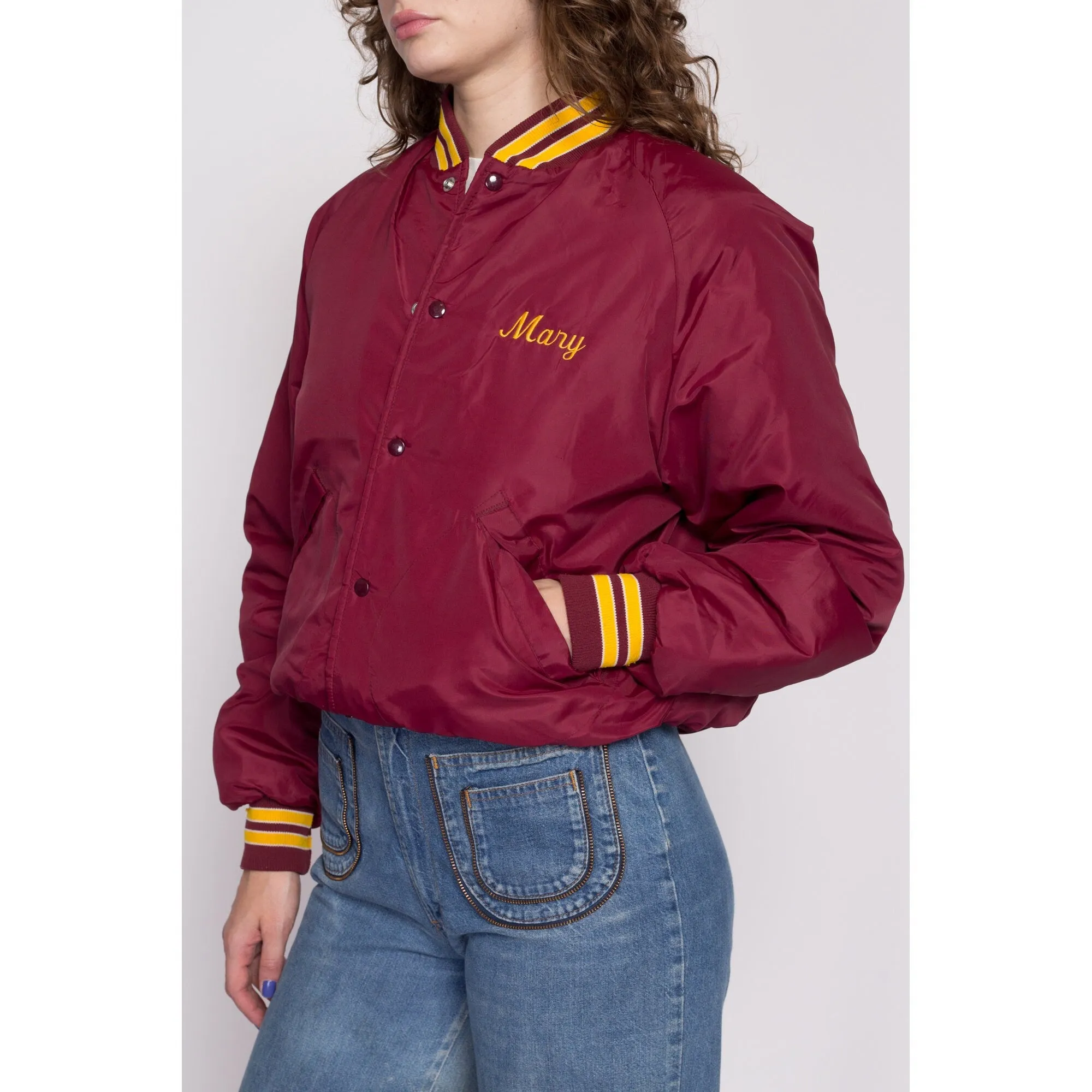 80s Crawler Welding Uniform Varsity Jacket - Men's Medium