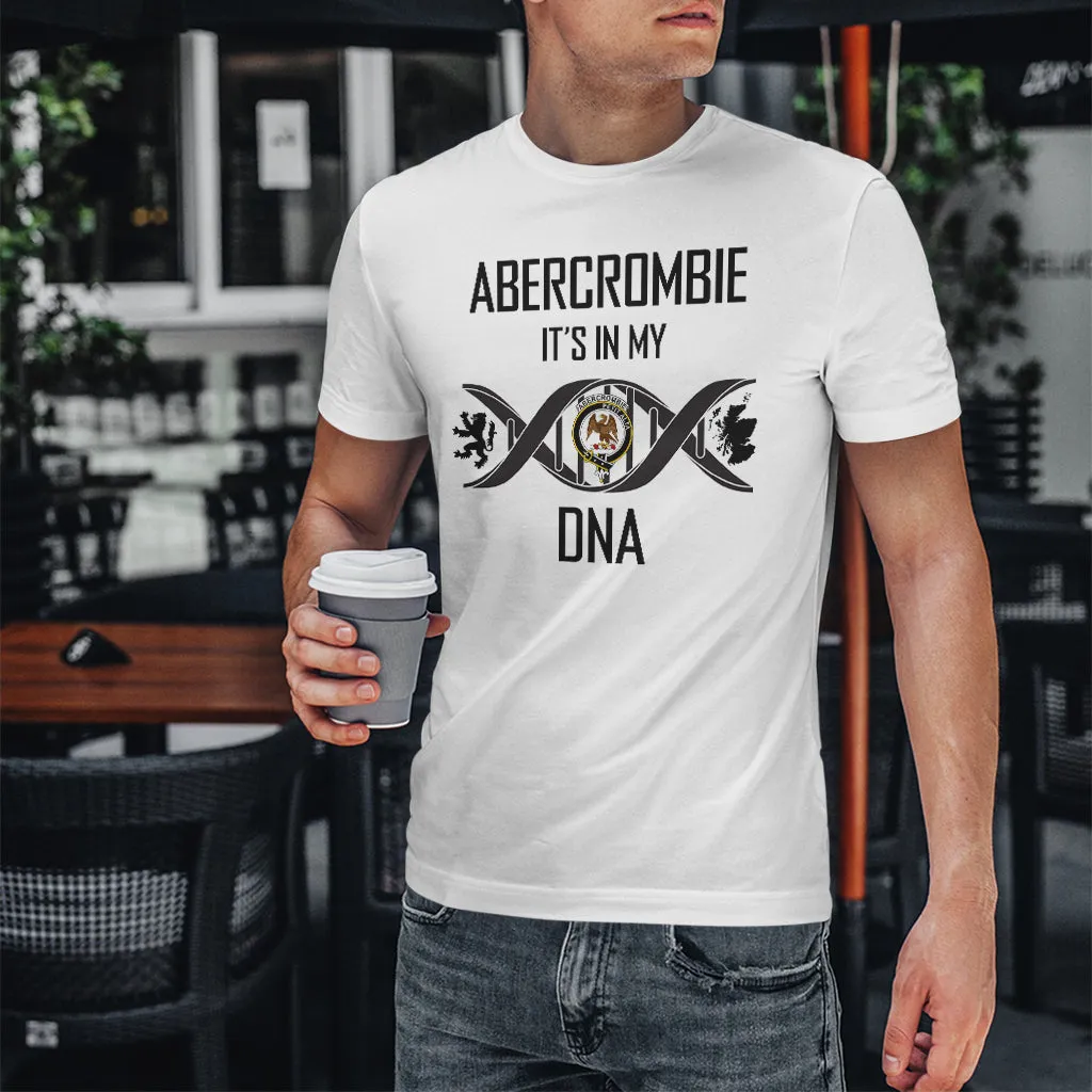 Abercrombie Family Crest DNA In Me Mens Cotton T Shirt