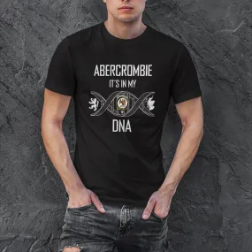 Abercrombie Family Crest DNA In Me Mens Cotton T Shirt