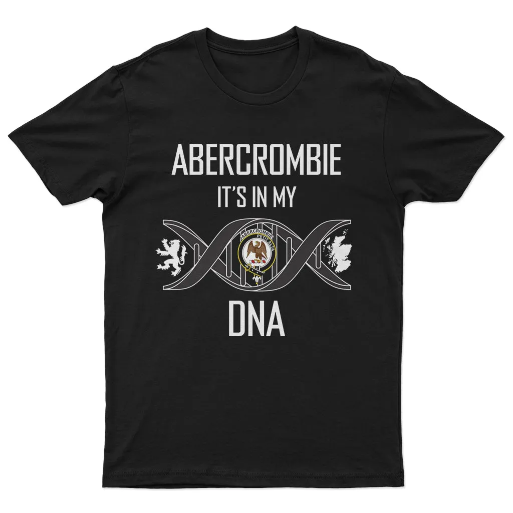 Abercrombie Family Crest DNA In Me Mens Cotton T Shirt