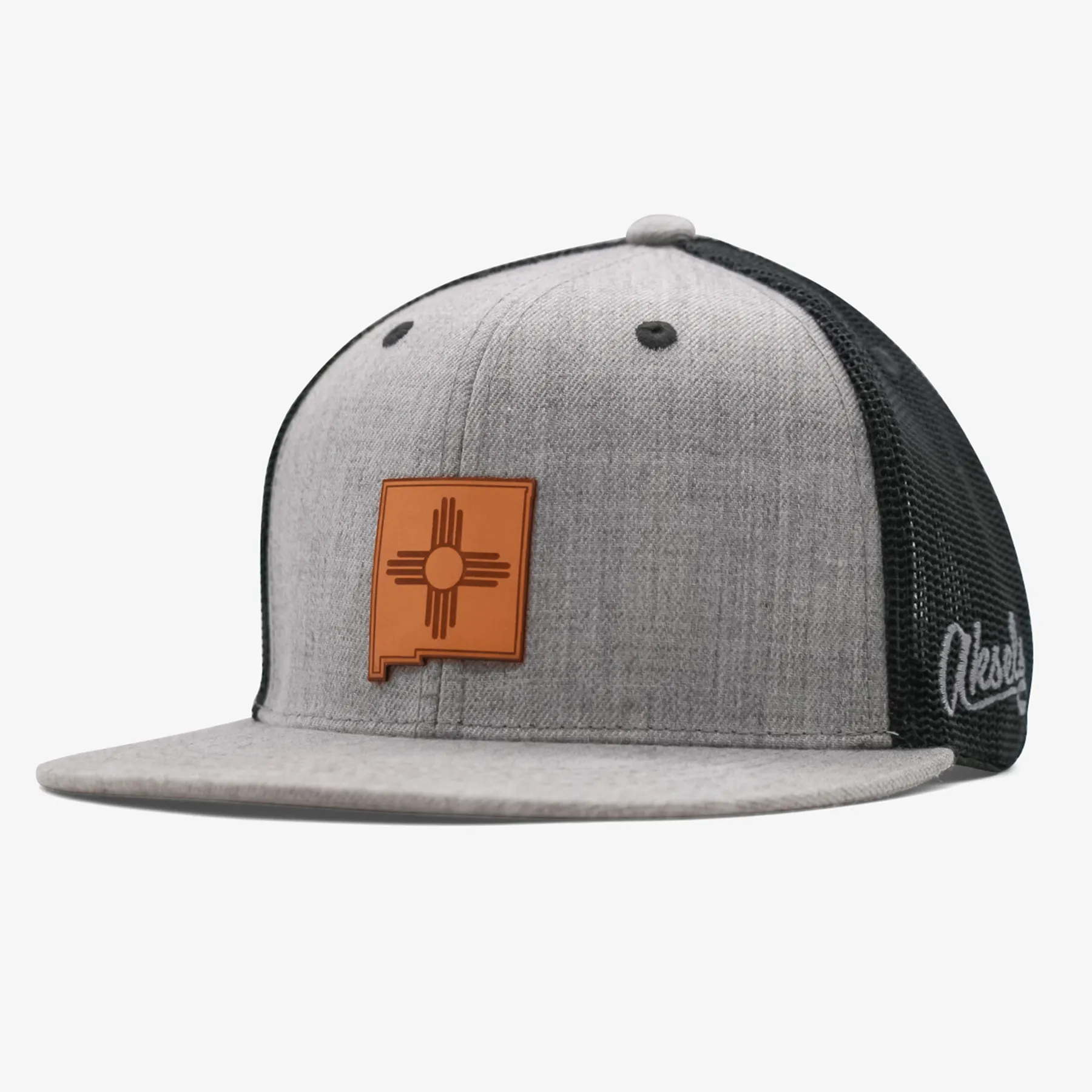 Aksels Laser New Mexico Outline Mesh Full Flex Hat