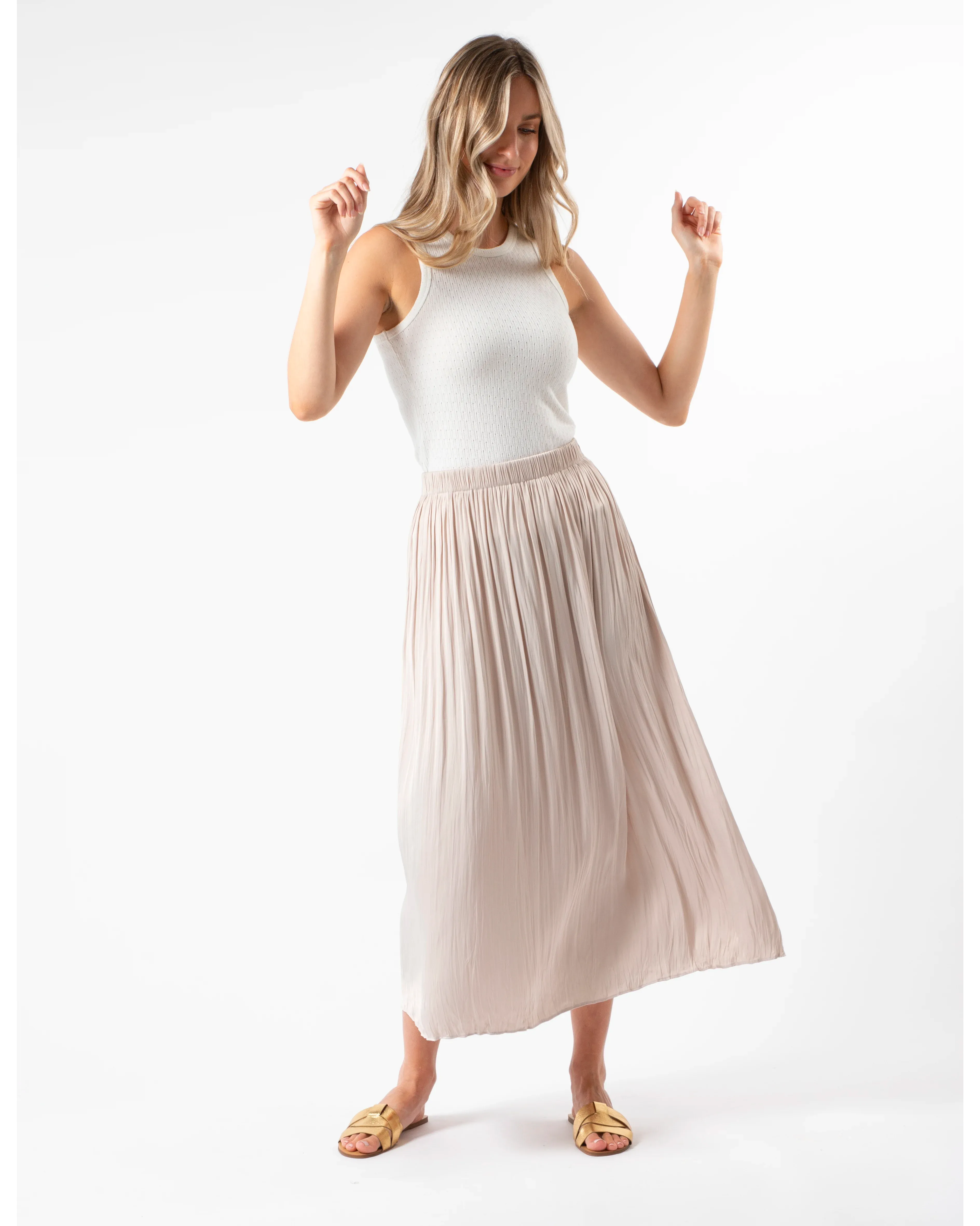 All Day Everyday Skirt - Pumice