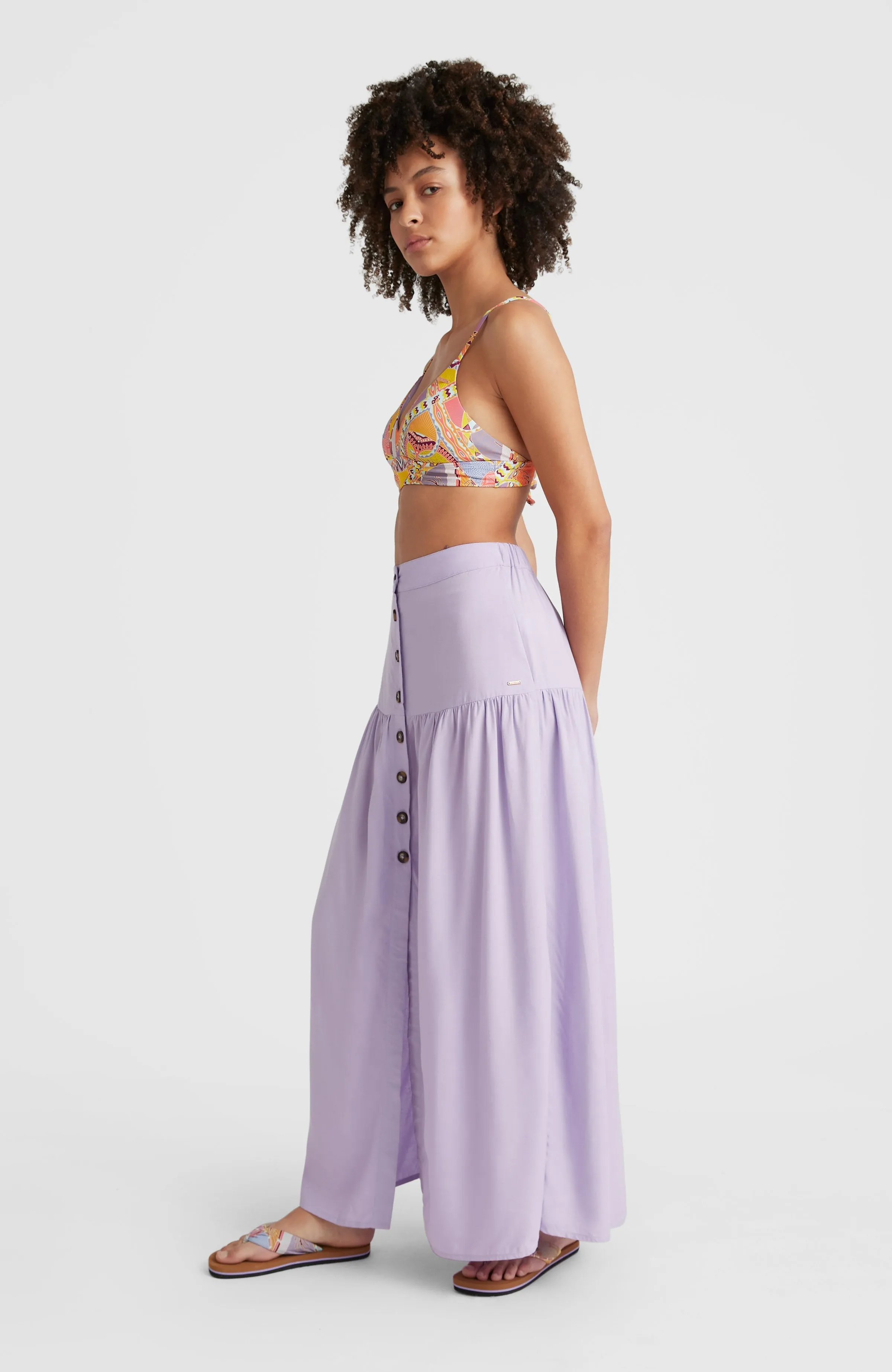 Alofa Maxi Skirt | Purple Rose