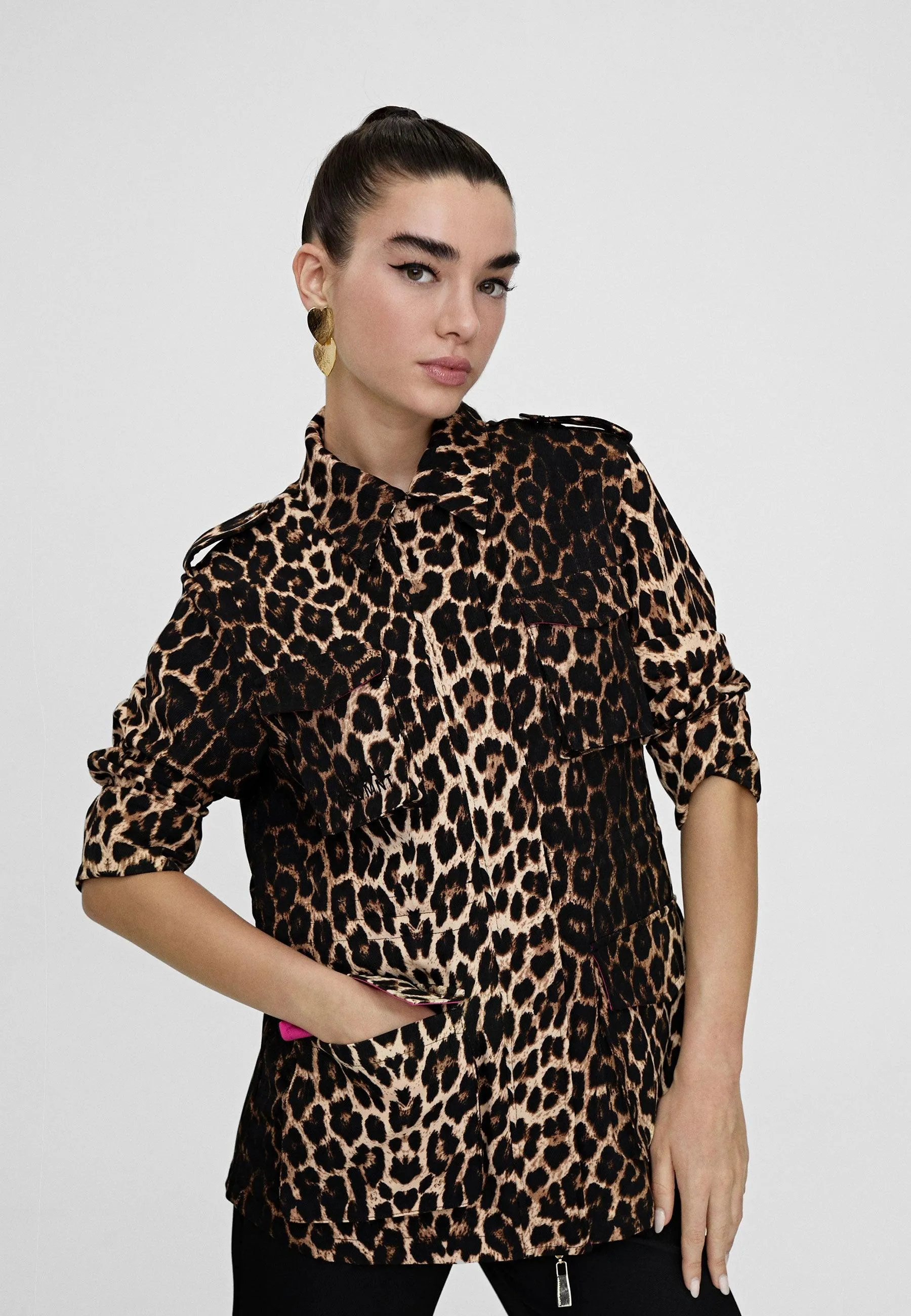 Animal print jacket