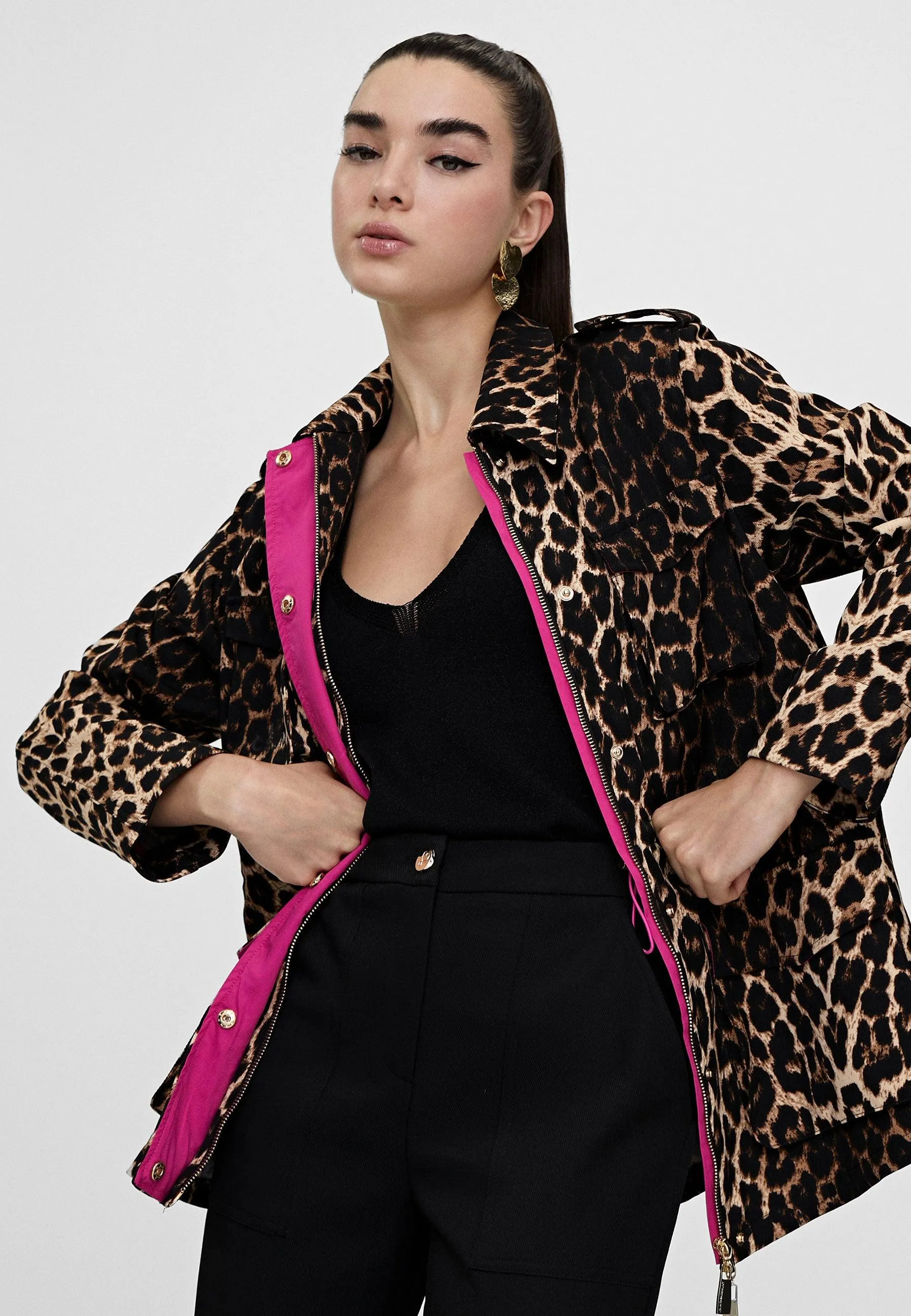 Animal print jacket