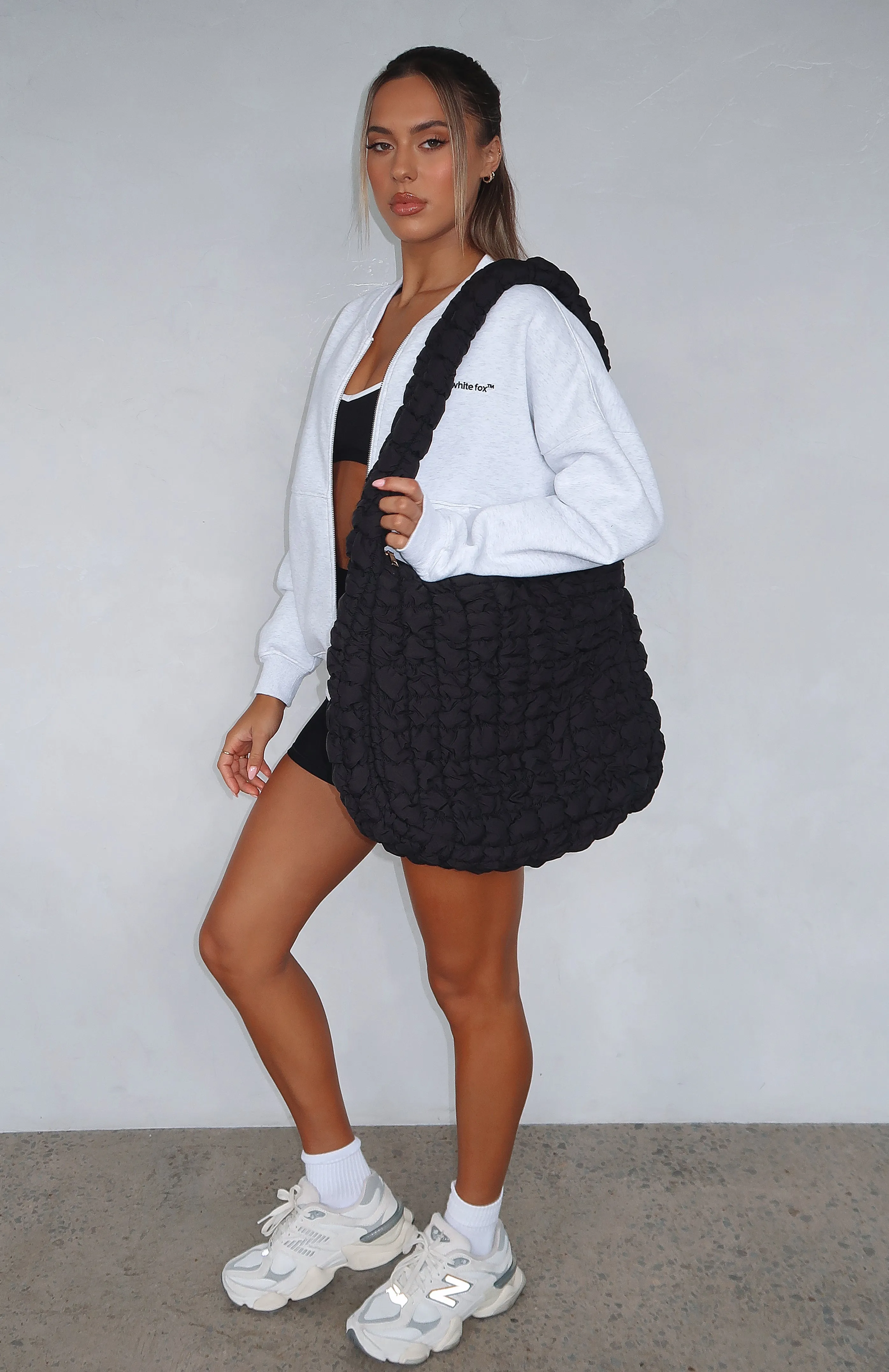 Annabelle Puffer Tote Black