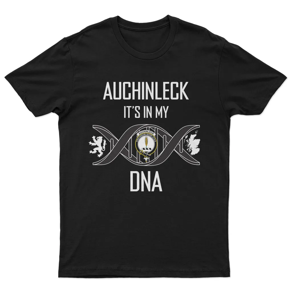 Auchinleck (Affleck) Family Crest DNA In Me Mens Cotton T Shirt