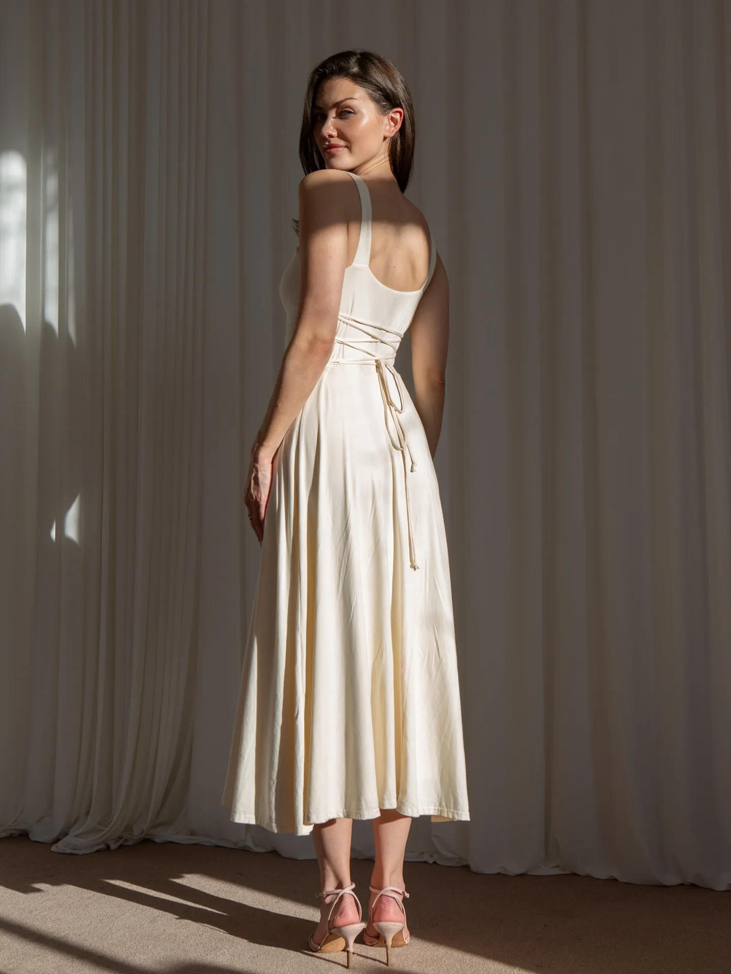 Audrey Midi Dress in Organic Bamboo