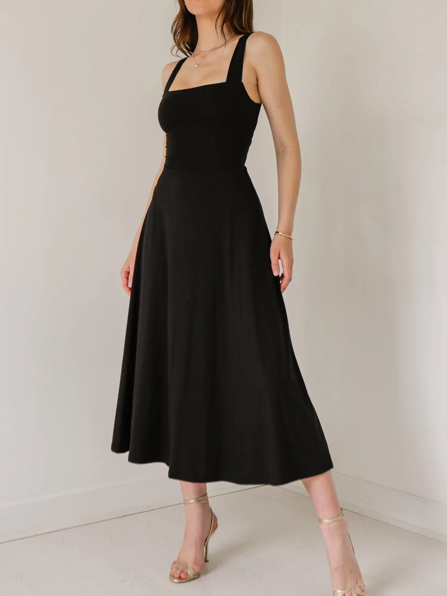 Audrey Midi Dress in Organic Bamboo