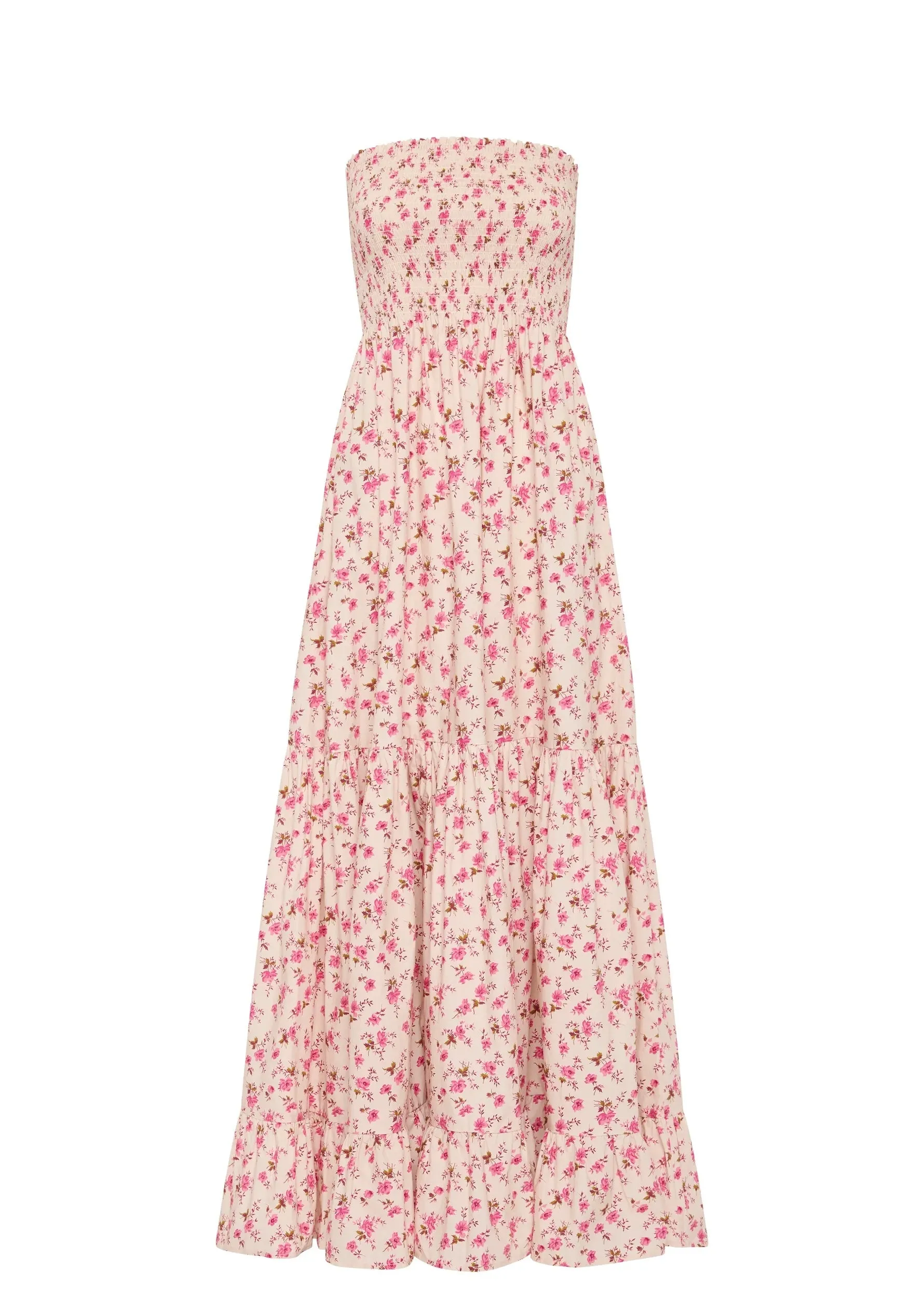 AUGUSTE THE LABEL Womens Anthea Maxi Dress - Oat Eloise Ditsy Floral