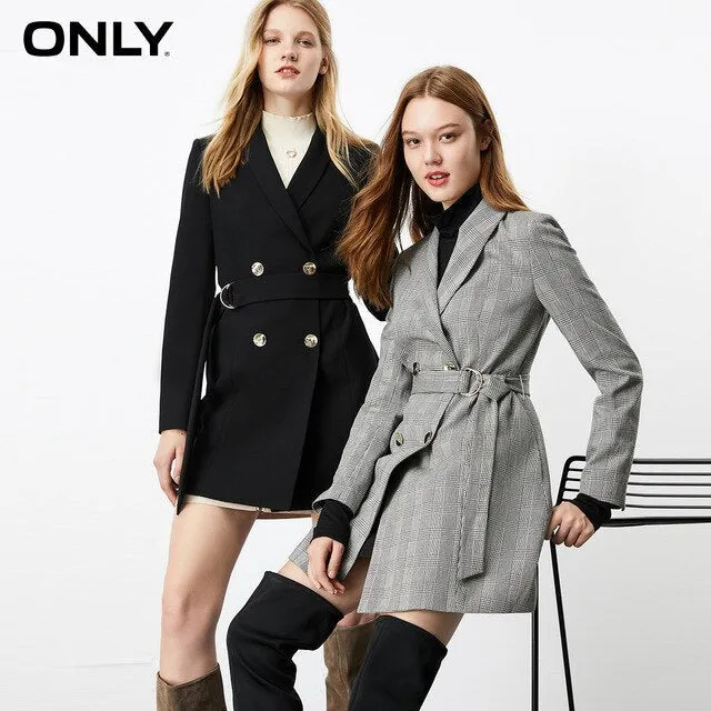 Autumn Winter Women's Mid-length Thin Suit Jacket