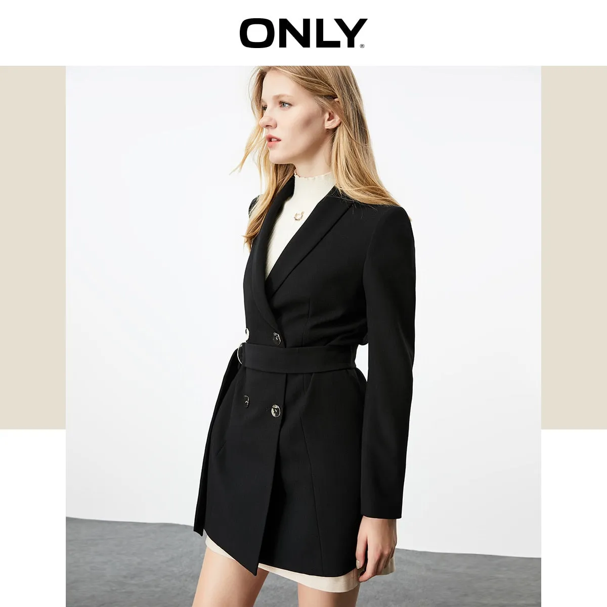 Autumn Winter Women's Mid-length Thin Suit Jacket