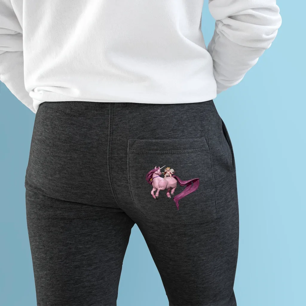 Baby Cupid and Horse Premium Fleece Joggers