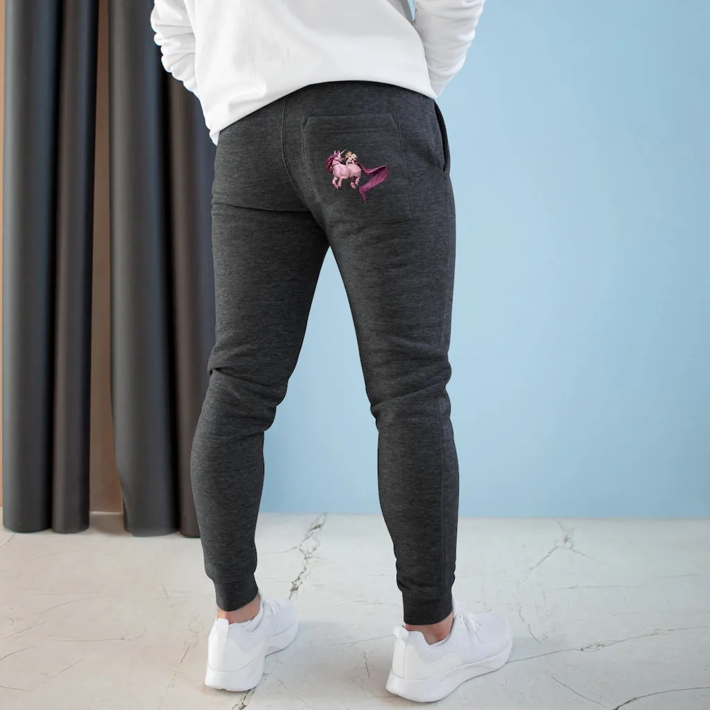 Baby Cupid and Horse Premium Fleece Joggers