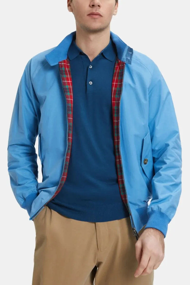 Baracuta G9 Classic Cotton-Blend Harrington Jacket (Heritage Blue)