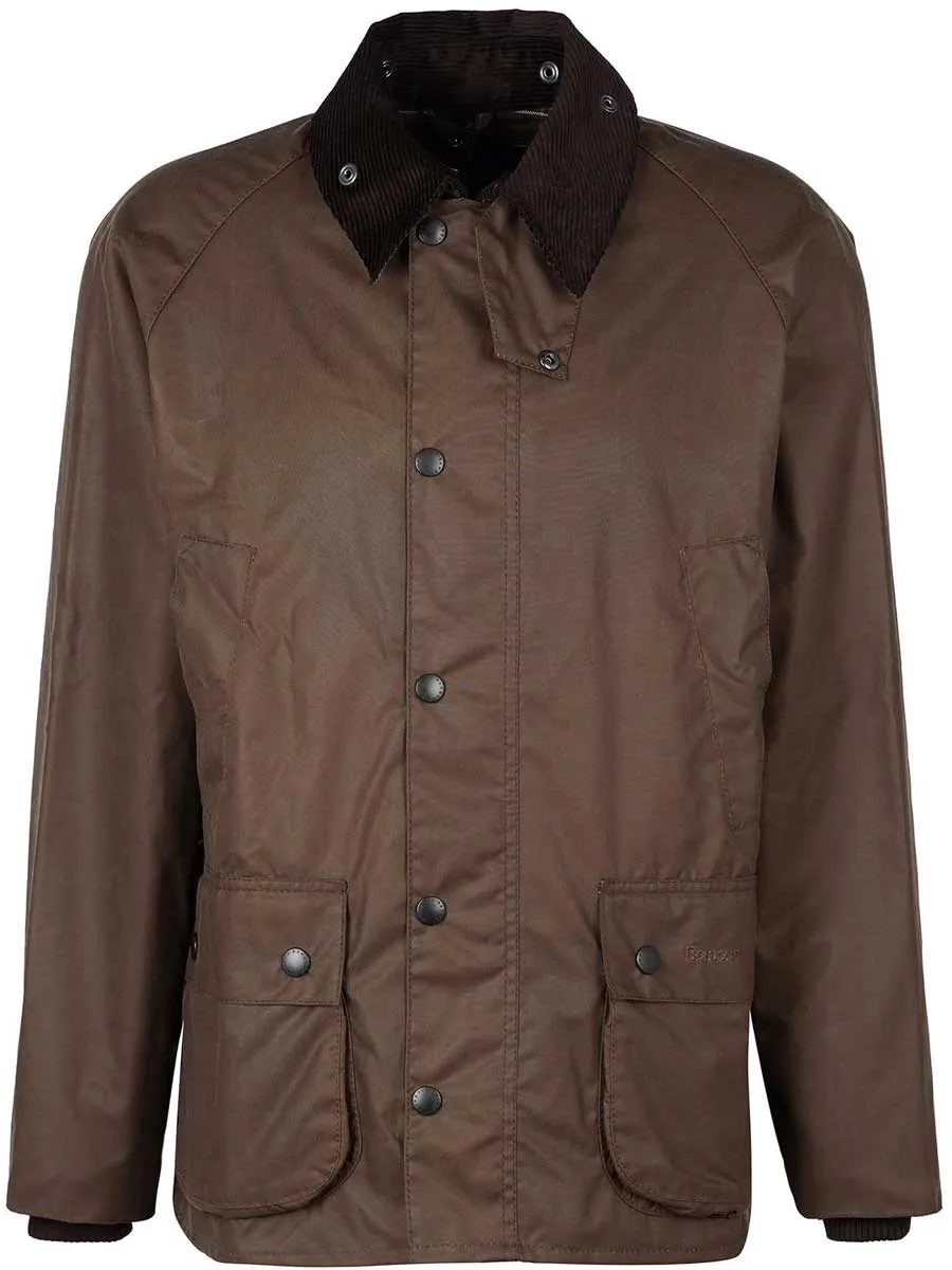 BARBOUR Bedale Wax Jacket - Mens - Bark