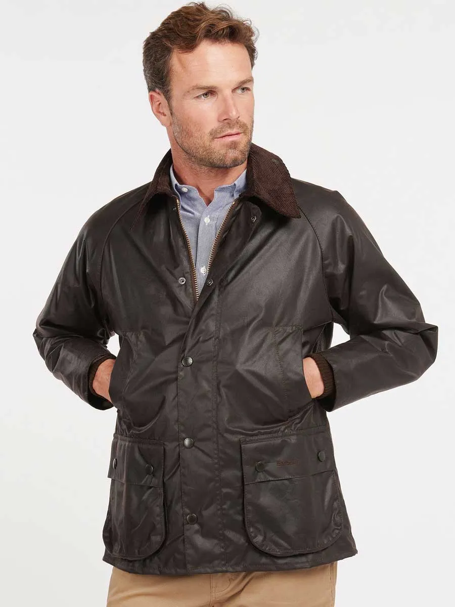 BARBOUR Bedale Wax Jacket - Mens - Rustic