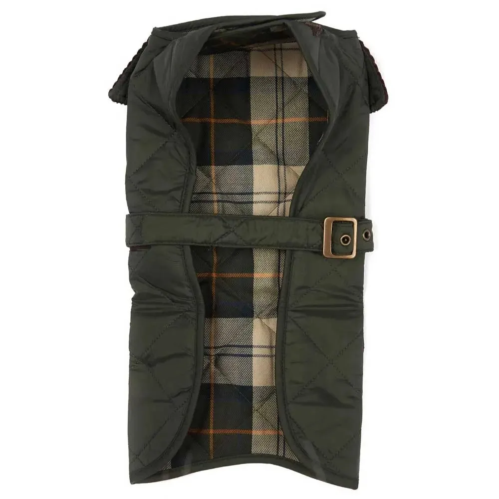 BARBOUR Dog Coat - Diamond Quilted - Olive