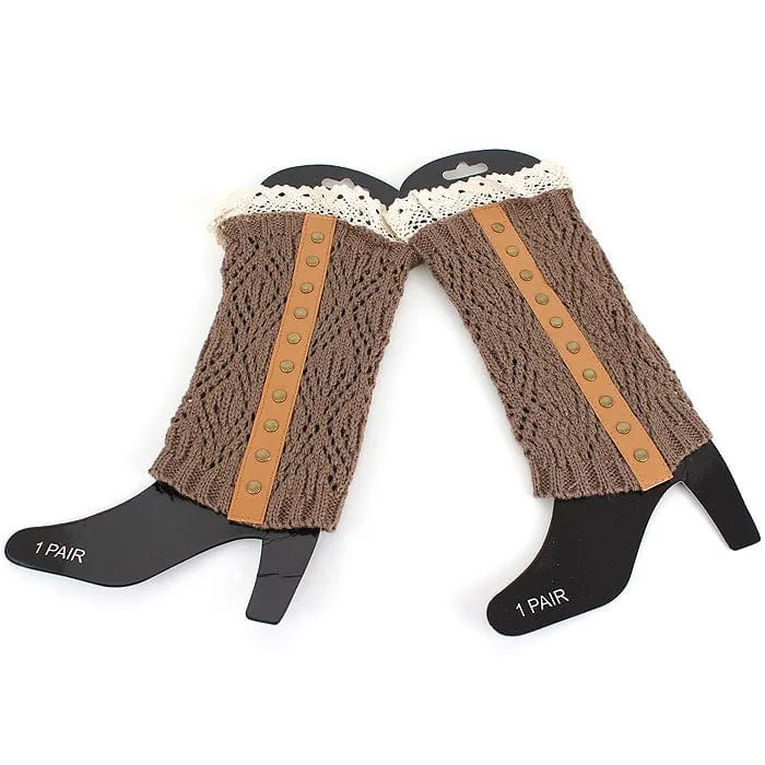 BC10102 Fashion Crochet Boot Cuffs/Leg Warmers