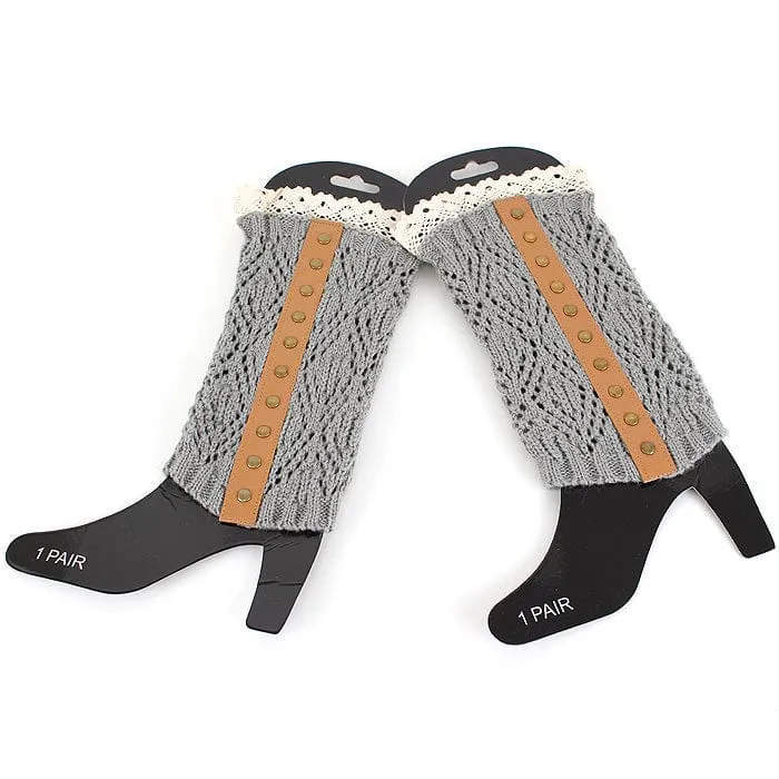 BC10102 Fashion Crochet Boot Cuffs/Leg Warmers