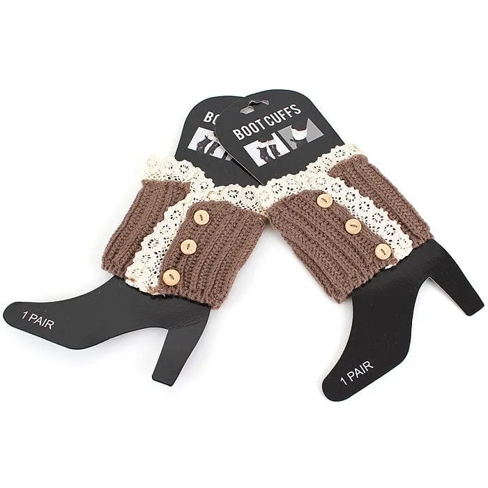 BC10108 Fashion Crochet Boot Cuffs/Leg Warmers