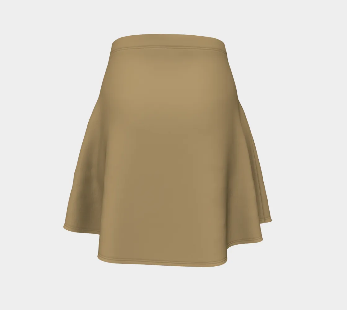 Beige Flare Skirt