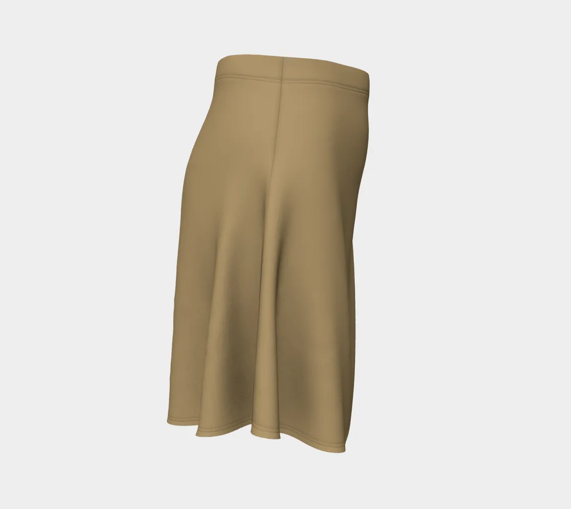 Beige Flare Skirt