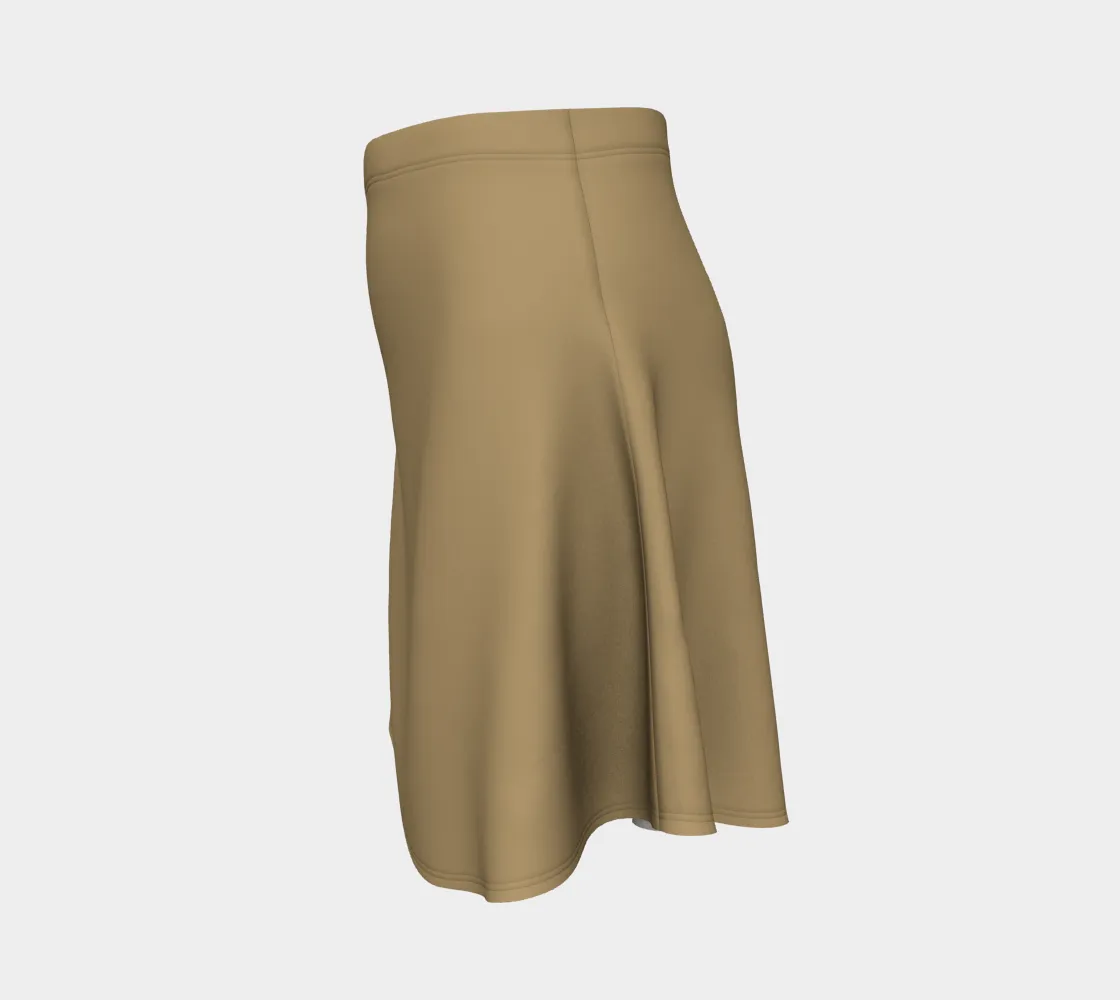 Beige Flare Skirt