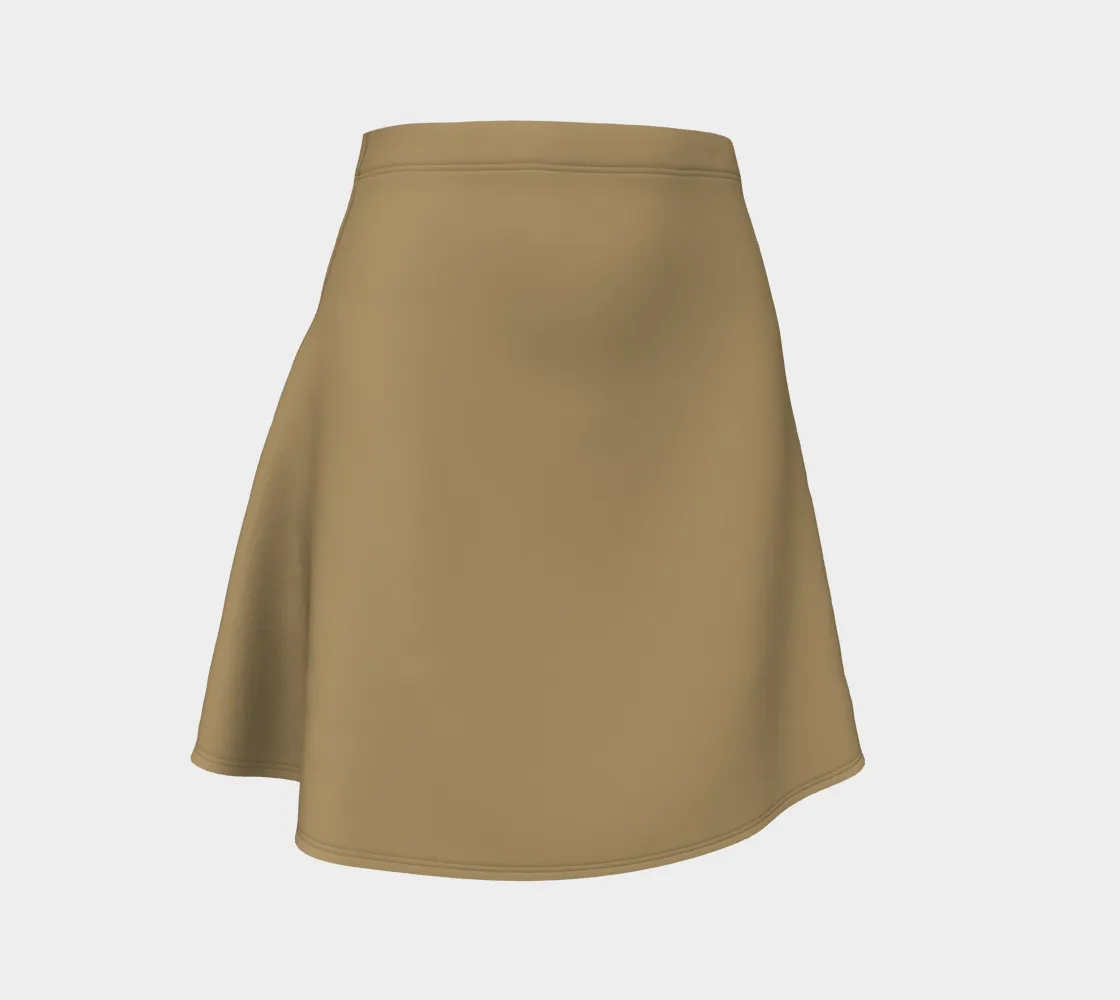 Beige Flare Skirt