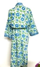 Best Seller: Rich Mixed Print Kimono Dusters (Blue Floral)