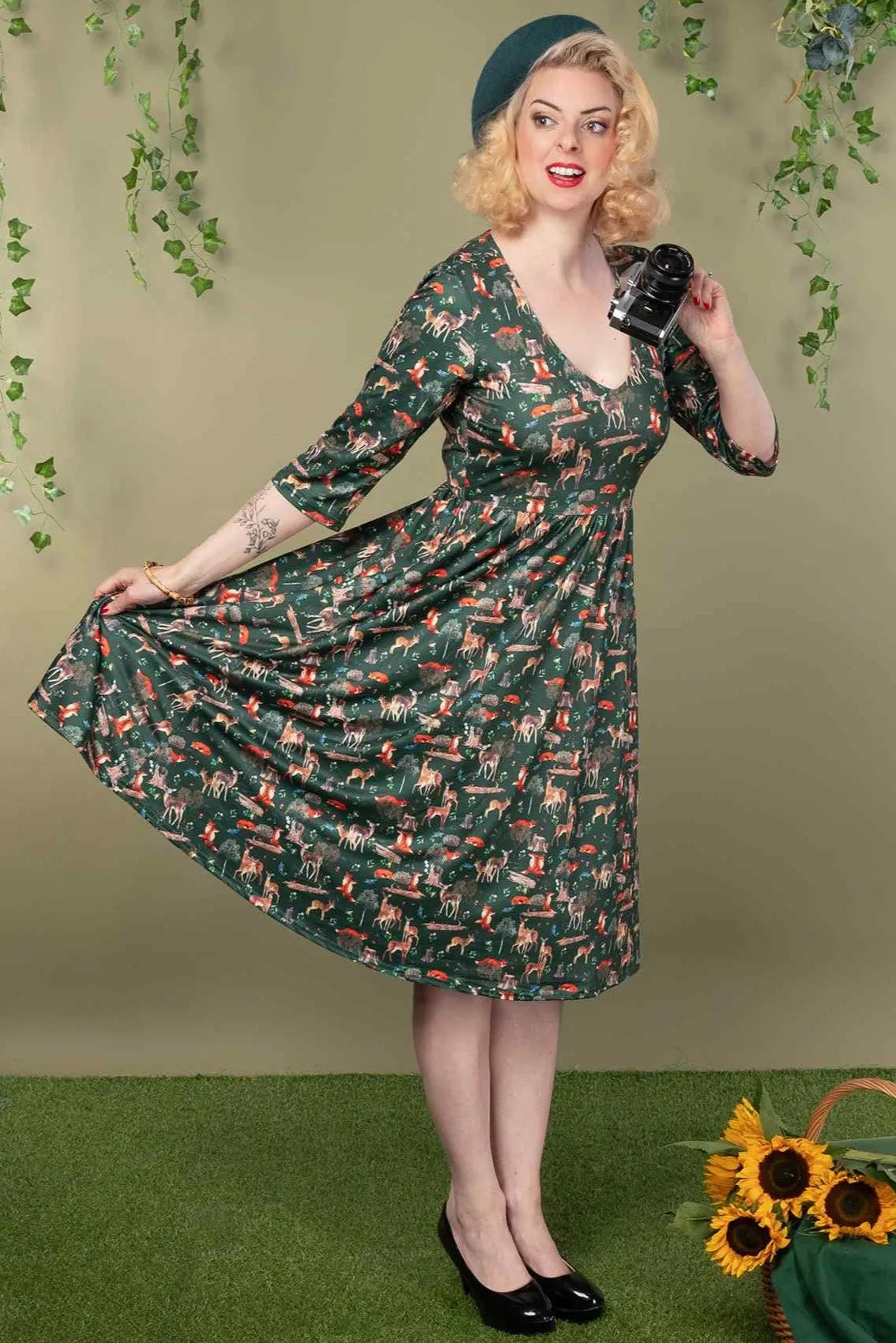 Billie Green Woodland Dress