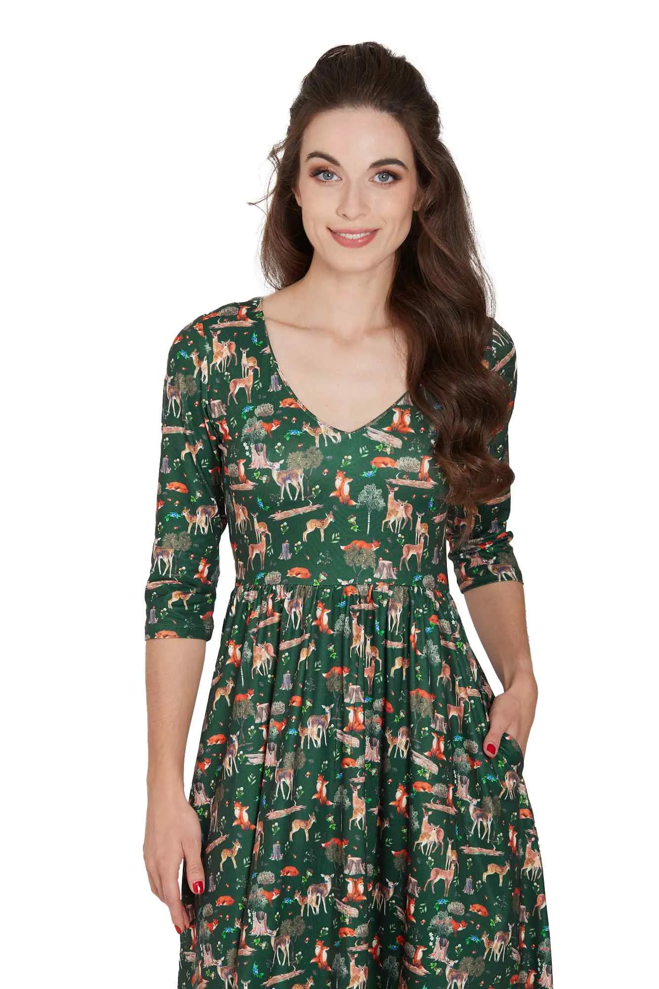 Billie Green Woodland Dress