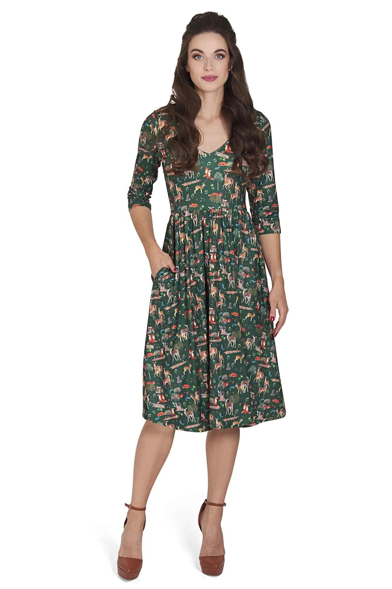 Billie Green Woodland Dress