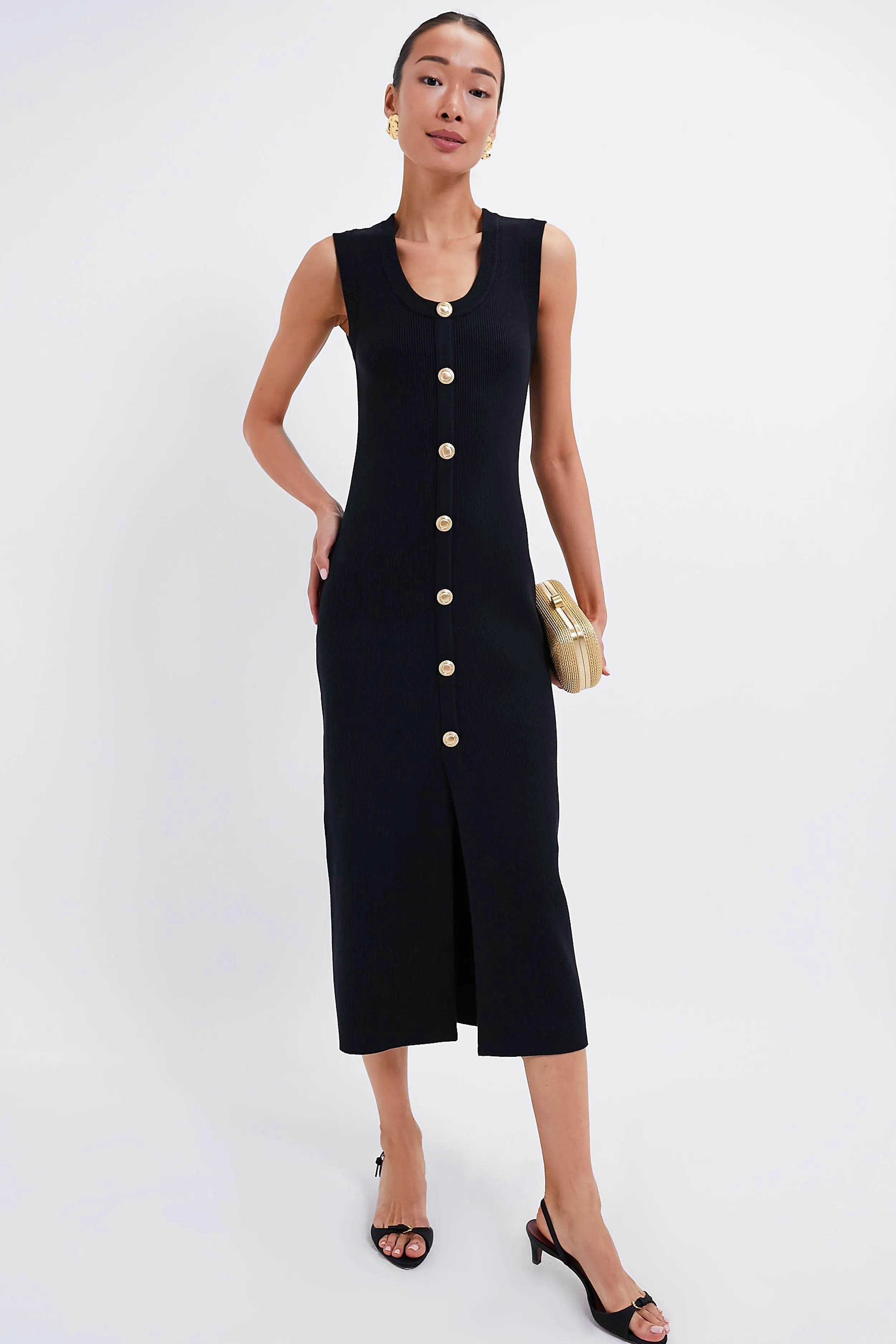 Black Knit Richie Maxi Dress