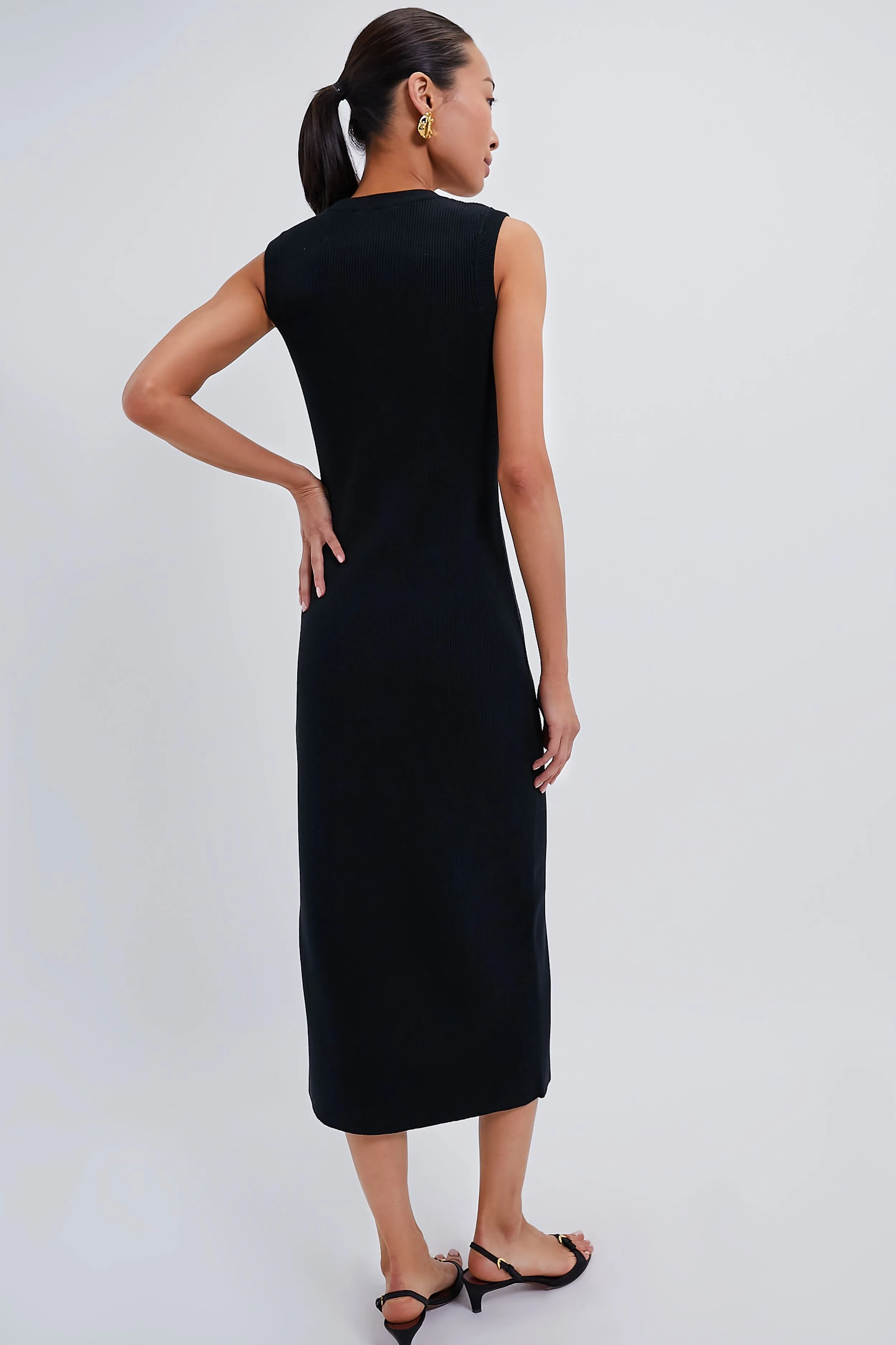 Black Knit Richie Maxi Dress