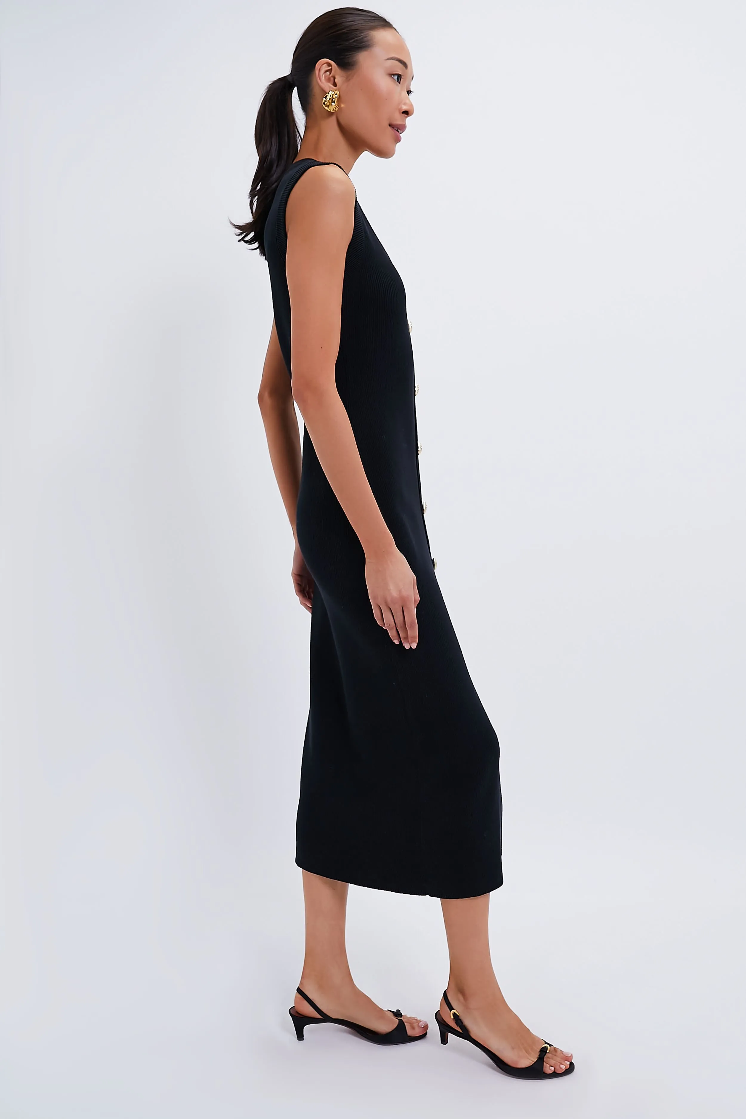 Black Knit Richie Maxi Dress