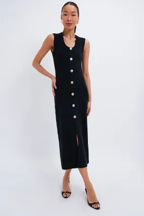 Black Knit Richie Maxi Dress