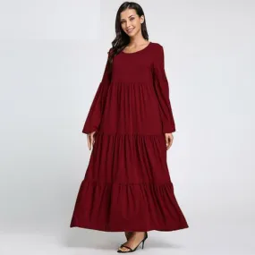 Boho Chic Flared Maxi Dress