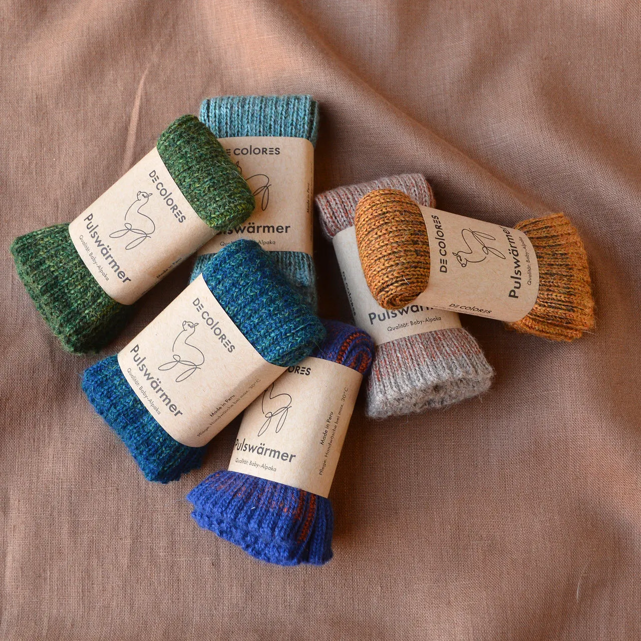 Brioche Rib Knit Armwarmers in 100% Baby Alpaca (Kids-Adults)