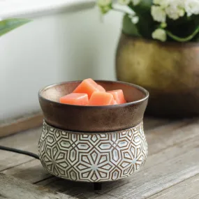 Bronze Geometric 2-in-1 Classic Fragrance Warmer