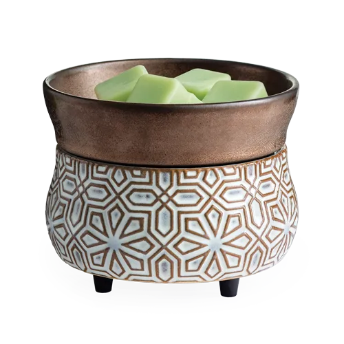 Bronze Geometric 2-in-1 Classic Fragrance Warmer