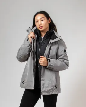 Calvin Klein Ladies 3-in-1 Jacket Grey