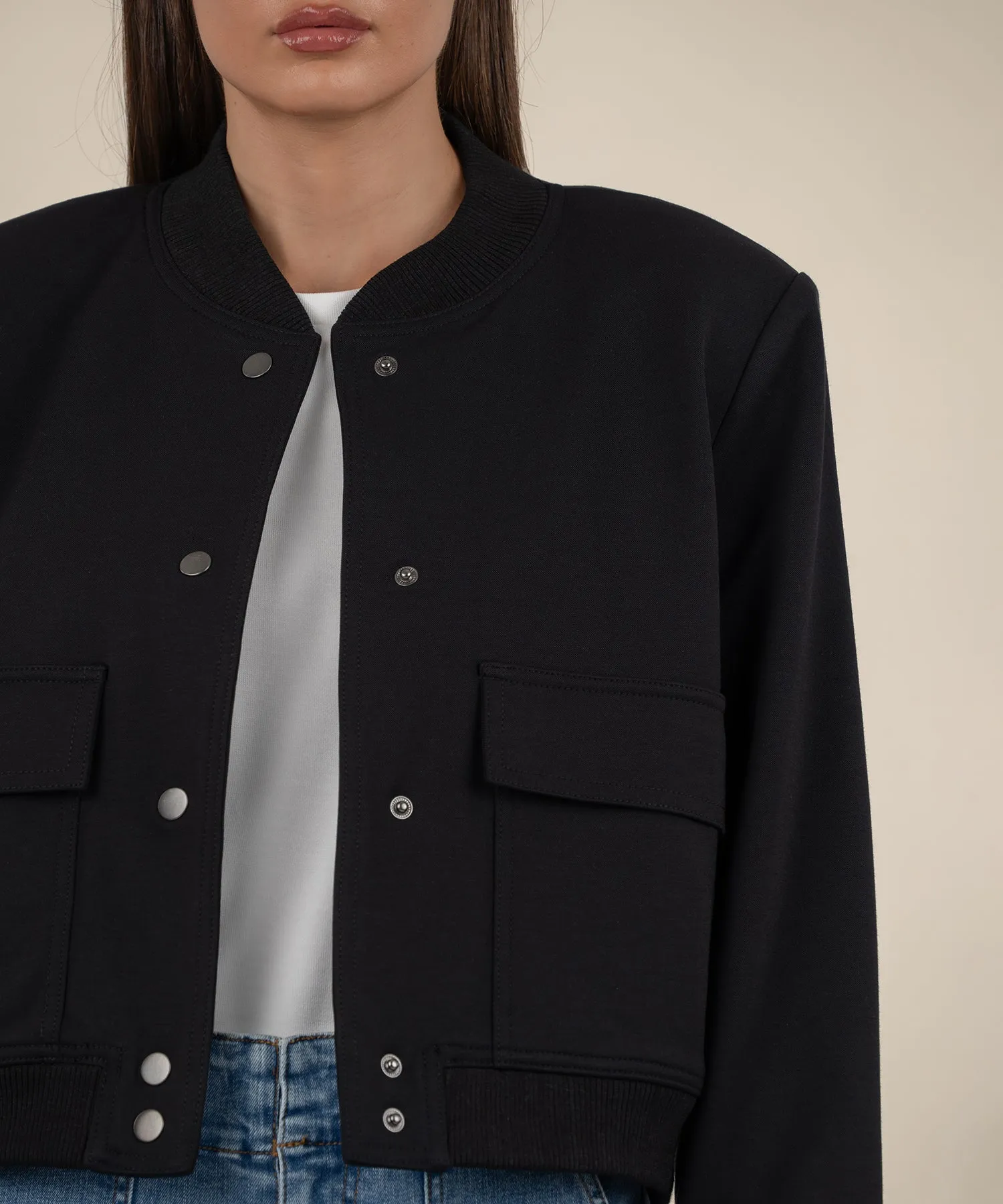 Camilla Twill Bomber Jacket