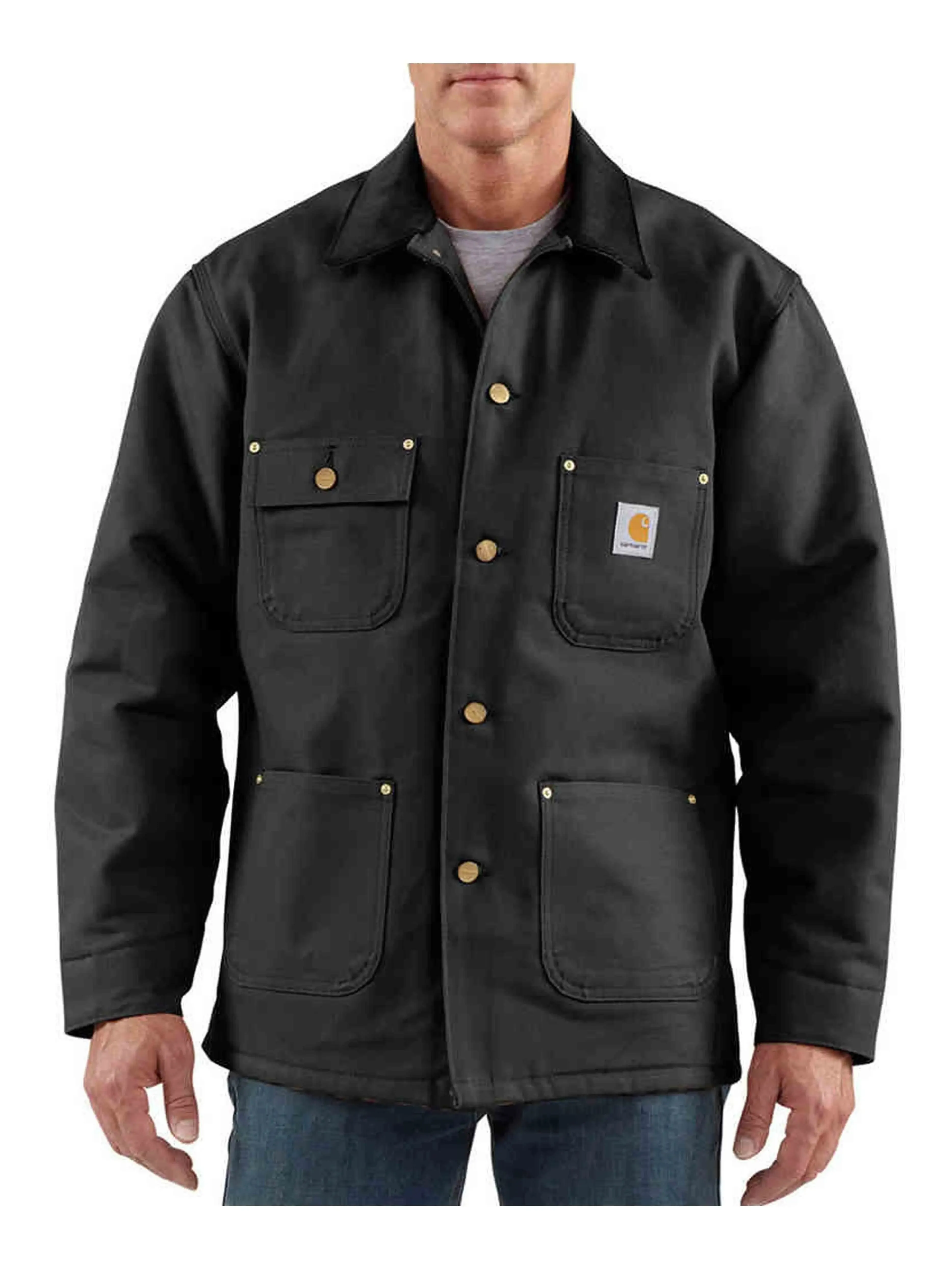 Carhartt Chore Coat Blanket Lined Black