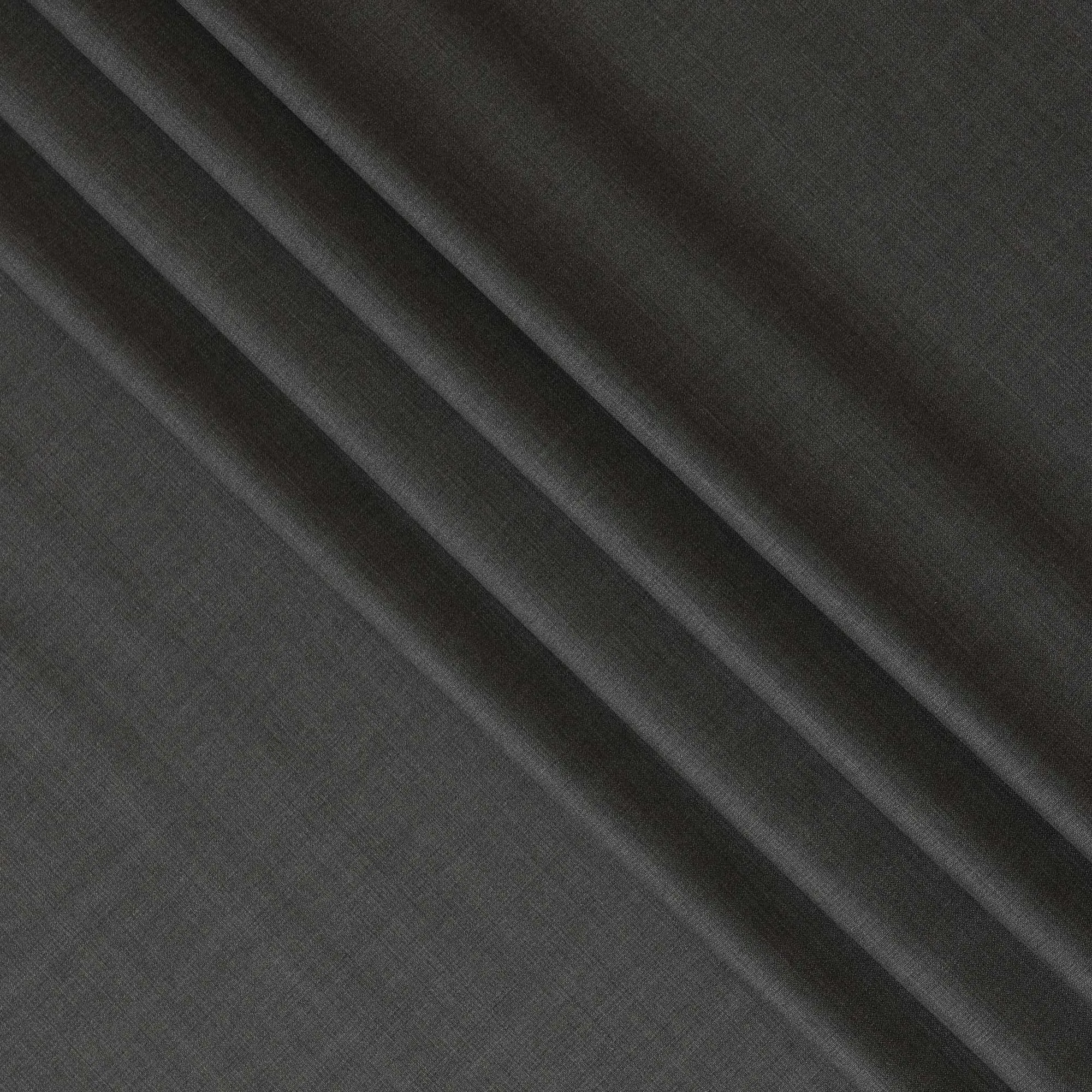 Charcoal Grey Italian Blended Wool Jacketing Fabric – 3.5 Meters, 150 cm Width, Made in Italy-D20540