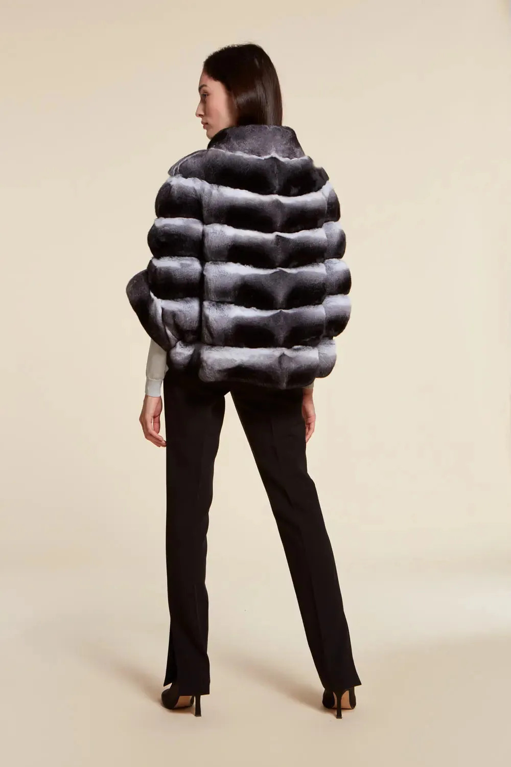 Chinchilla fur jacket