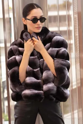 Chinchilla fur jacket