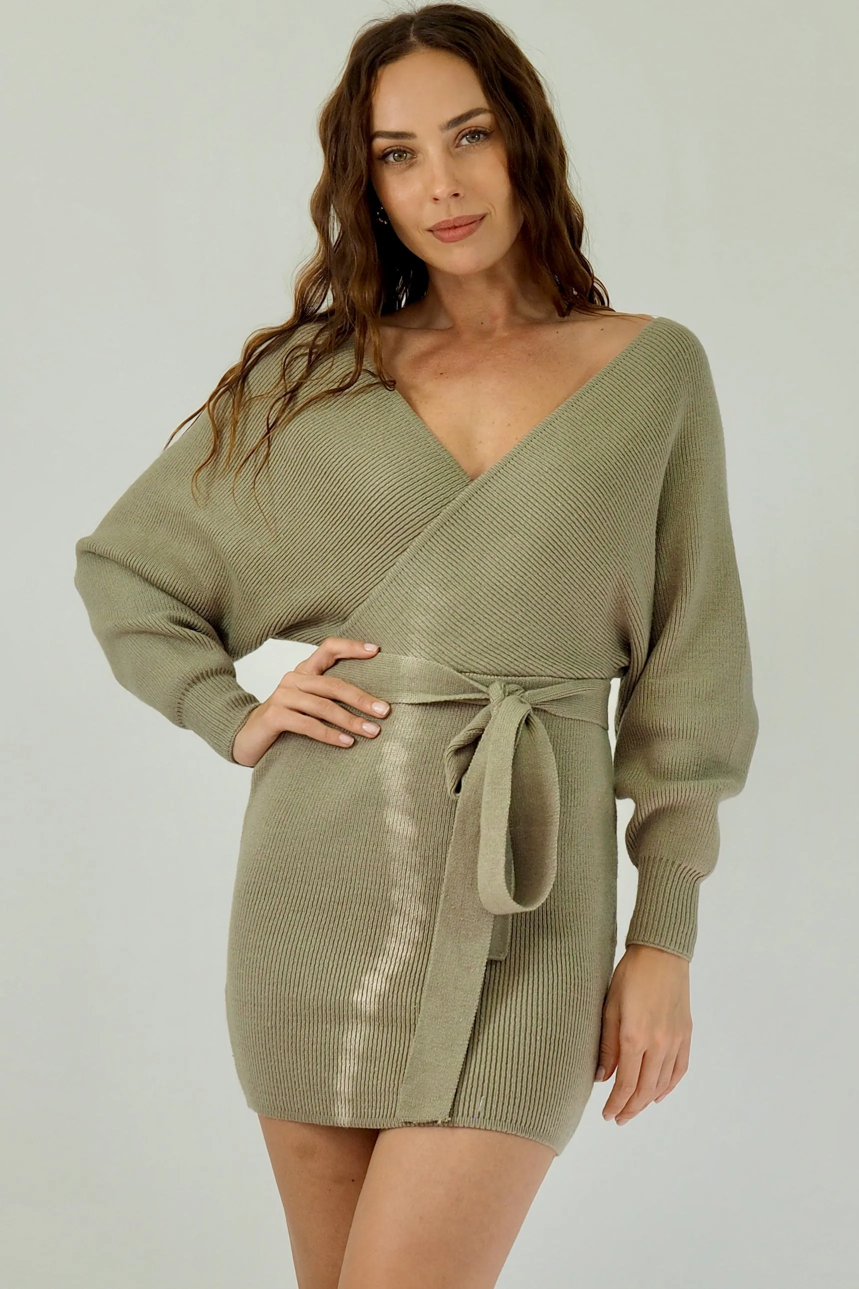 Chloe Dress - Forest Green