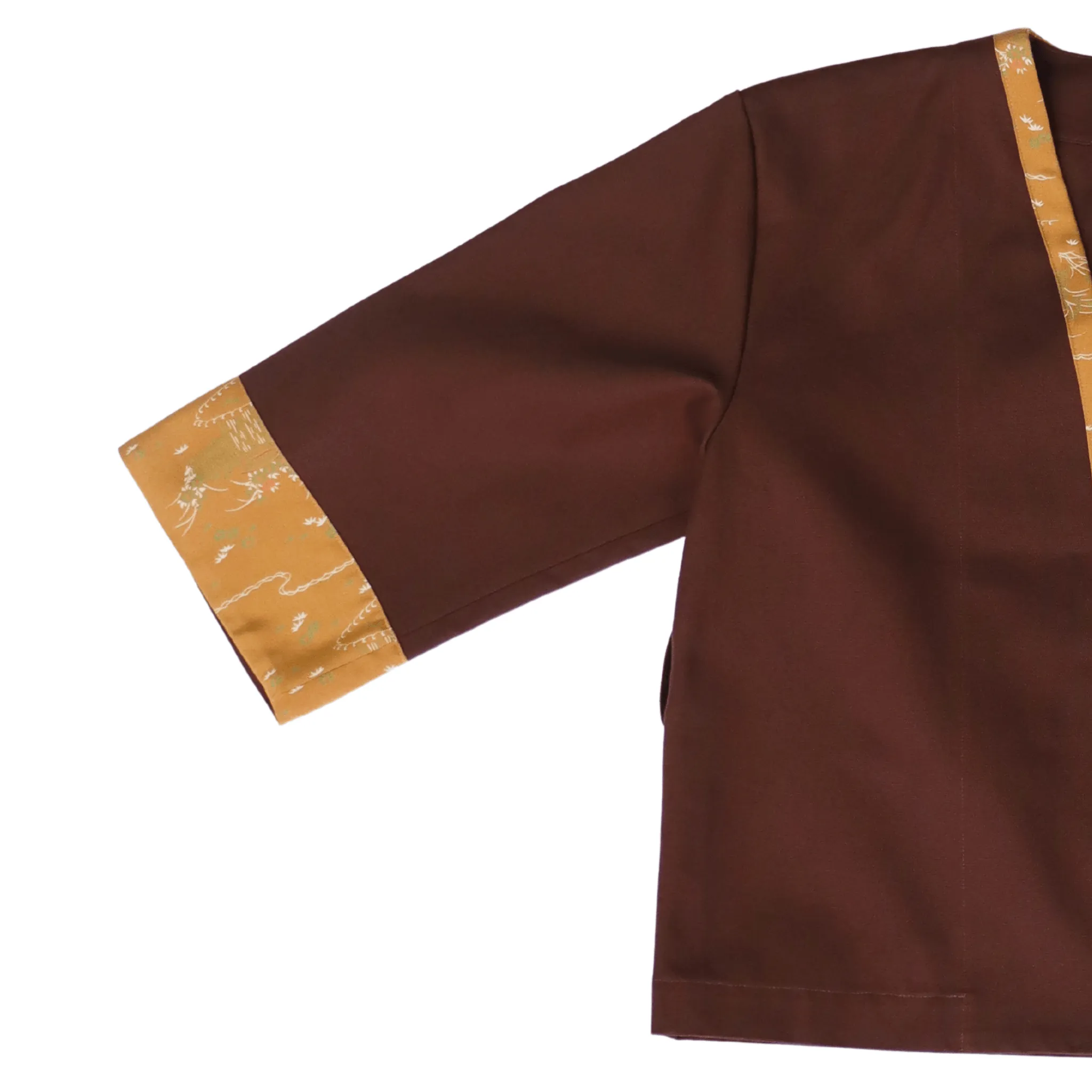 Chocolate Brown-Kimono Jacket(Brown)